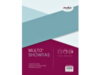 Showtas Multo A4 23-gaats Pp 0.14mm Extra Zwaar Glashelder