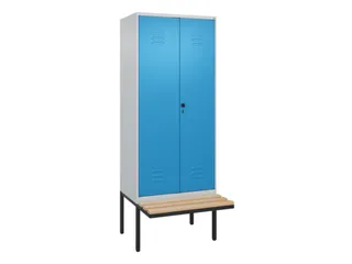 locker voor scheiding van kleding,HxBxD 2120x800x815mm,2vak - 1