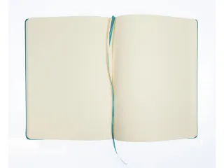 Schetsboek Kangaro A4 dark turquoise PU HC 80 vel 140gr roomwit met el - 4