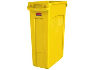 Slim Jim Met Luchtsleuven 87 Liter Geel - 1