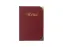 Menukaart Securit A5 4 tas wijnrood lederlook
