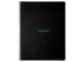 Notitieboek Rhodia Greenbook recycled A4+ lijn Soft Cover Zwart
