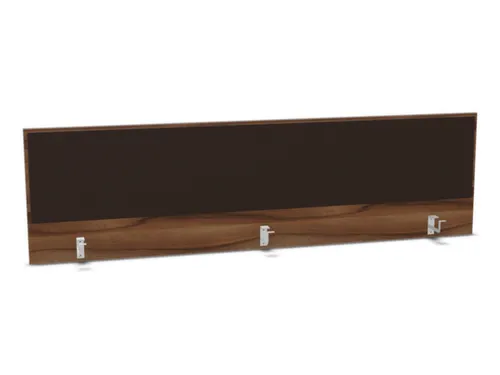 opzetpaneel bureau aanbouw achter NP-tiepolo nut BN2036-bruin 2000mm