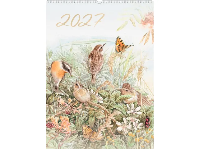Maandkalender 2027 Marjolein Bastin 400x550mm nederlands
