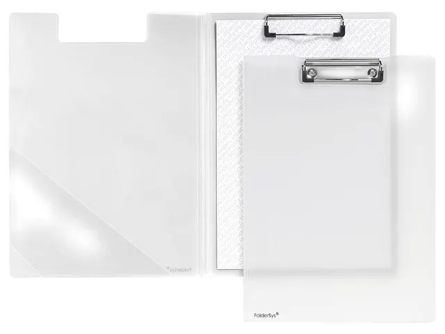 Klemmap Foldersys A4 PP transparant