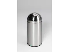 Afvalbak 50 liter HxØ 740x350mm RVS mat