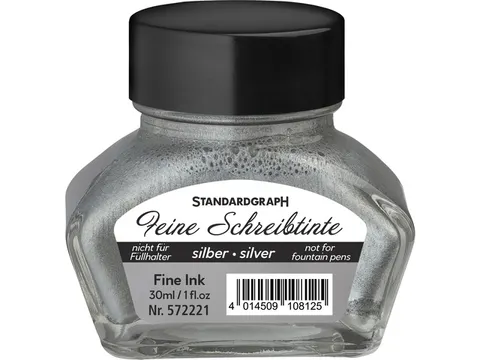 Encre calligraphique Standardgraph 30ml argent
