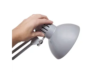 Bureaulamp MAUL Study tafelklem excl.LED lamp E27 zilver - 5