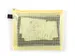 Trousse avec fermeture éclair Foldersys A5 PVC jaune transparent
