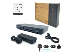 i-tec CATRIPLEDOCKVGAPDUK, Bedraad, USB 3.2 Gen 1 (3.1 Gen 1) Type-C,