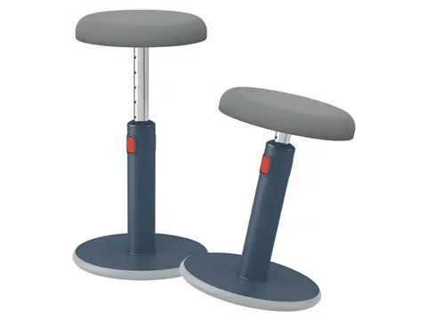 Actieve zit-sta kruk Leitz Ergo Cosy grijs