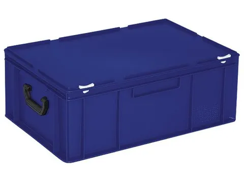 Euronorm Koffer Hxlxb 230x600x400mm 43l 2 Handgrepen Blauw