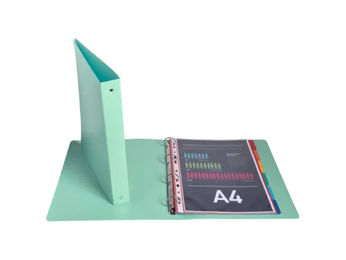 Classeur 4anx 30mm P P A4 Ellipse coul.as