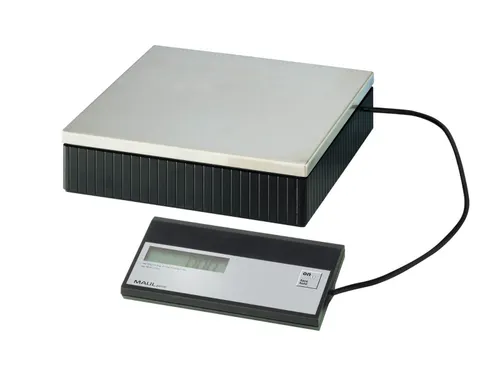 Pakketweger MAULparcel, apart display, 50kg RVS plateau