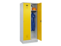 locker,HxBxD 1950x800x500mm,2vak,vak B 400mm,cil.-slot,sokkel