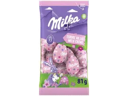 Milka paaseitjes 81g melk crème