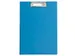 Klembordmap MAUL A4 staand met penlus PVC neon lichtblauw