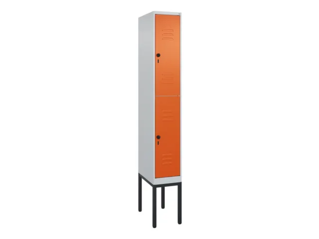 dubbeldekse locker,HxBxD 2120x300x500mm,1x2vak.,vak B 300mm