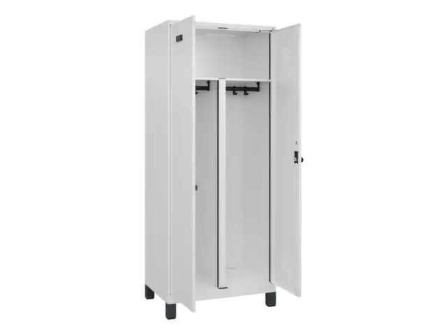 PBM-locker,HxBxD 1950x800x500mm,2vak,vak B 400mm,draaigrendel