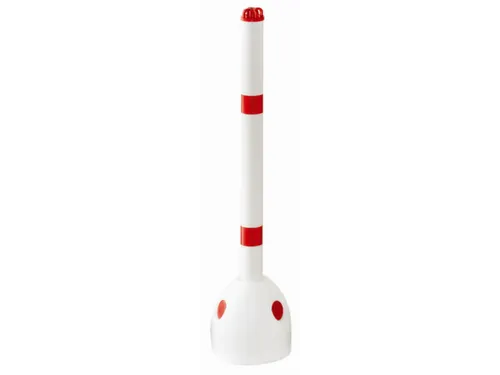 Parkeerpaddestoel Ø 225Mm H 900Mm Met Paal Wit