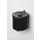 Wandasbak 2.4 Liter HxØ 160x155mm Ral9005 Zwart Staal