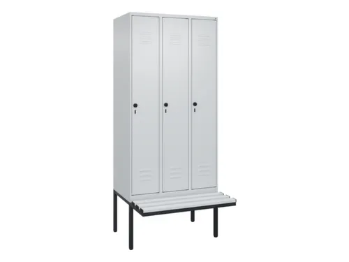 locker voor scheiding van kleding,HxBxD 2120x900x815mm,3vak