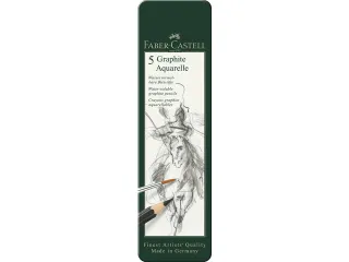 Aquarelpotlood Faber-Castell Graphite etui a 5 stuks - 2