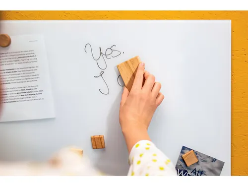 Bordwisser Sigel Hout whiteboard en glasbord