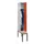 locker met bank,HxBxD 2120x300x815mm,1vak,vak B 300mm,draaigrendel