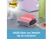 Memoblokdispenser 3M tbv Post-it Z-Note 76x76mm transparant + 12 blok