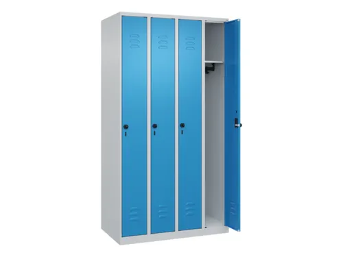locker,HxBxD 1850x1000x500mm,4vak,vak B 250mm,draaigrendel