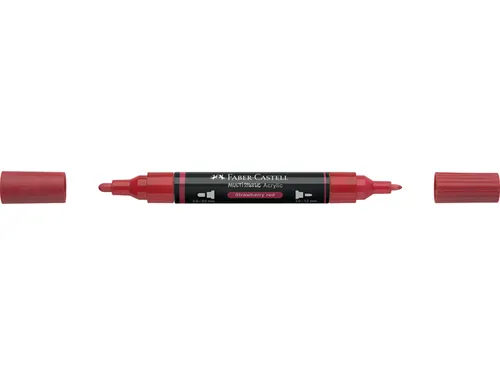 Acrylmarker Faber-Castell Multimark 219 strawberry red