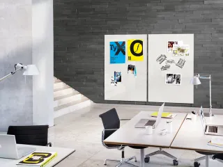 Glas/magneetbord Xl Sigel 180x120cm Wit - 4