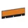 baliepaneel,v. bureau,aanbouw achter,B 1400mm,CC-zwart,BN3005-geel