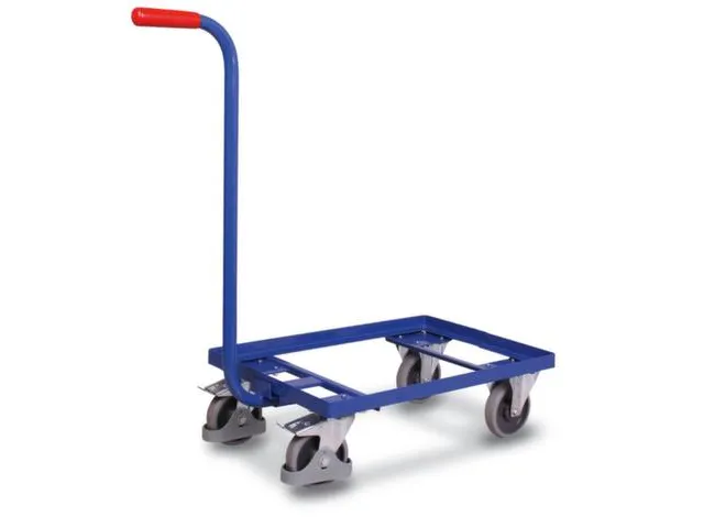 Platformwagen Duwstang 250kg Open Laadvloer Lxb 615x414mm