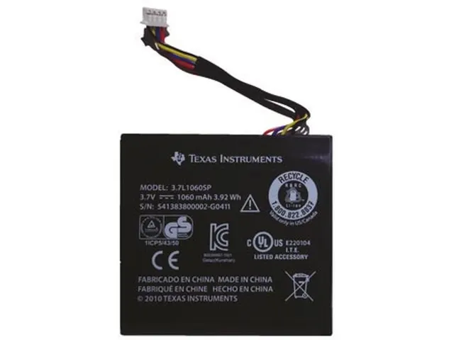 Rechargeable battery with wire