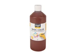 Plakkaatverf Creall basic donkerbruin 500ml