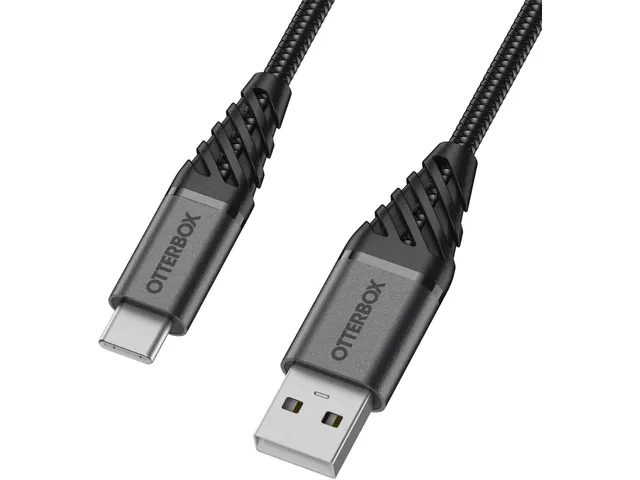 OtterBox Premium Datatransferkabel USB-A naar USB-C 3m zwart