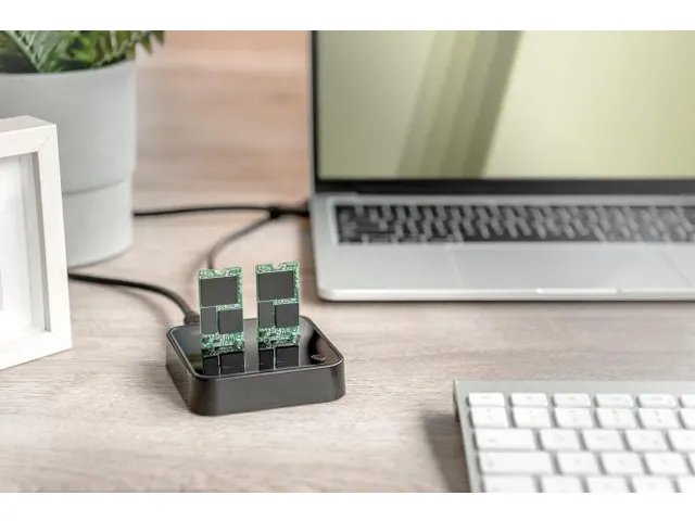 Dual M.2 NVMe SSD Docking Station met offline kloonfunctie USB-C