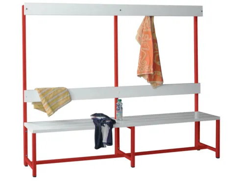 omkleedbank,HxLxD 1600x2000x400mm,onderstel RAL3000