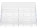 Porte-Cartes de visite 2x 4 Compartiments Transparent