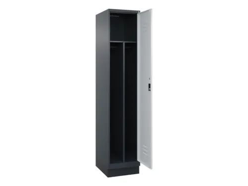 locker voor scheiding van kleding,HxBxD 1950x400x500mm,1vak