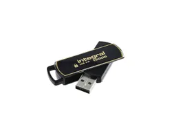 USB stick 3.0 Integral Secure 360 USB-A 128GB zwart