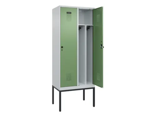 locker voor scheiding van kleding,HxBxD 2120x800x500mm,2vak