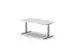 Table de conférence à hauteur réglable élec.,HxlxP 650-1310x1600x8