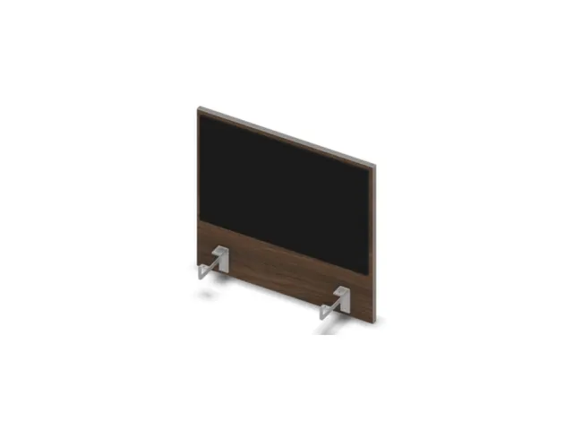 panneau de rehausse p. table de bureau NV brun caryer BN8033-noir