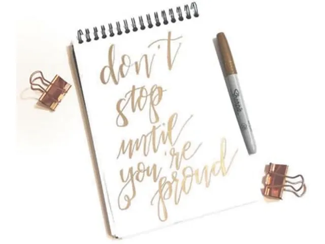 Permanente Marker Metallic, Fijne Punt, Goud