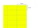 Gekleurde Etiketten 70x37mm Fluor Geel 42212