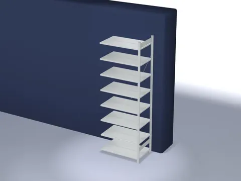 dossierstelling,aanbouwveld,HxBxD 2700x1010x635mm,vaklast 90kg
