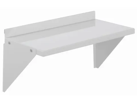 Stalen Legbord Voor Gesleufde Platen Lxd 450X220Mm Lichtgrijs